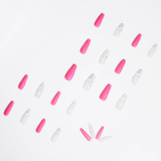 HKM-360723 Cloud Smile Nail Art Patches - Unique Design for Easy Nail Decoration