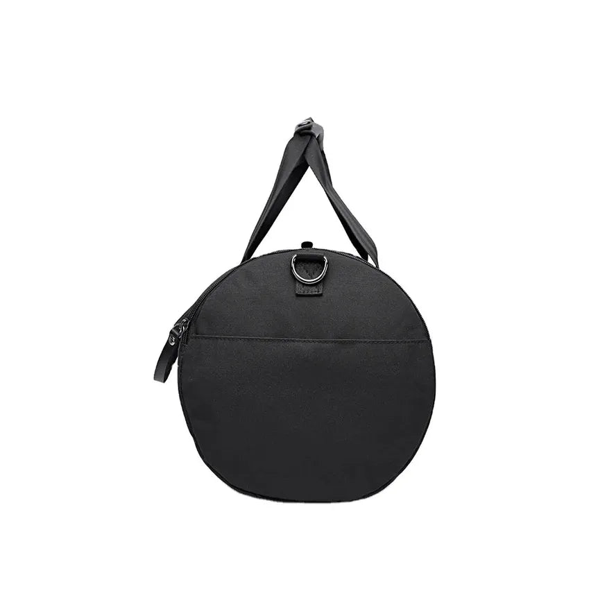 HKM-482835 Retro Waterproof Fitness Travel Bag - Heavy Duty Waxed Canvas and Leather Accents, Multiple Colours Available