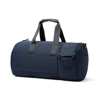 HKM-482835 Retro Waterproof Fitness Travel Bag - Heavy Duty Waxed Canvas and Leather Accents, Multiple Colours Available