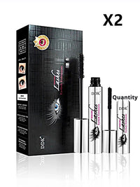 HKM-926419 Waterproof Liquid Fiber Mascara with Vitamin B5 and Sodium Hyaluronate for Strong, Beautiful Lashes