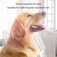 HKM-761875 3-in-1 Pet Grooming Comb with Round Smooth Ends and Lint Brush for Safe and Comfortable Use