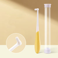 HKM-594387 Cat and Small Dog Toothbrush with Soft Bristles and Anti-Slip Handle for Safe Oral Care