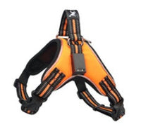 HKM-469779 LED Dog Harness with Oxford Cloth for Night Travel, Adjustable Chest Strap for Medium and Large Dogs