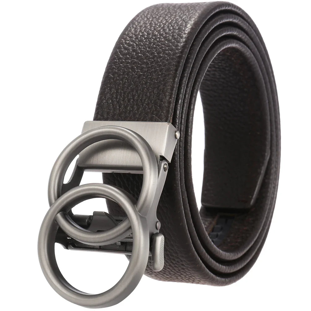 HKM-634451 Automatic Men's Belt in Genuine Leather with Luxury Finish