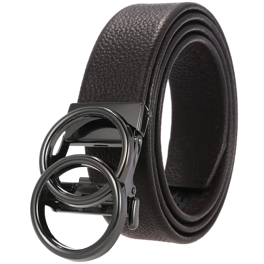 HKM-634451 Automatic Men's Belt in Genuine Leather with Luxury Finish