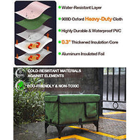 HKM-363859 Foldable Insulated Cat Cage for Outdoor Use - Green, Various Sizes