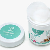 HKM-972691 Pet Cleaning Wipes with Aloe Vera - 150 Tablets for Eyes, Ears, and Body Care