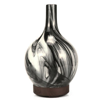 HKM-130643 Colorful Ultrasonic Glass Aroma Diffuser - Vase Shape, Household Use, 1L Capacity, Quiet Operation, Multiple Color Options