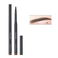 HKM-659987 Auto-Rotating Eyebrow Pencil and Eyeliner Pen - One-Stroke Application, Black & Coffee Colors, Pack of 12