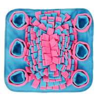 HKM-042451 Snuffle Mat for Dogs - Fleece, 45x45x5cm - Encourages Sniffing, Reduces Anxiety, and Promotes Slow Eating