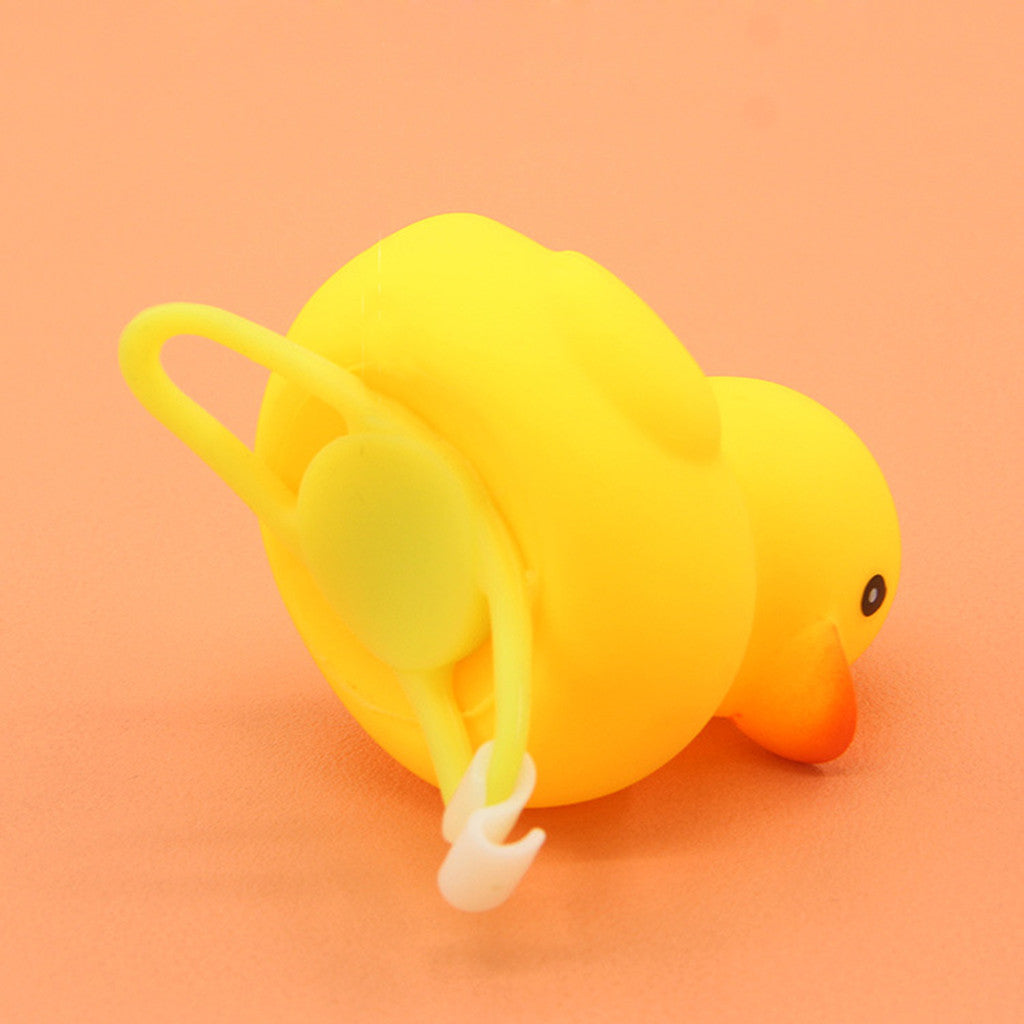 HKM-872531 Children's Yellow Duck Headlight Scooter for Kids