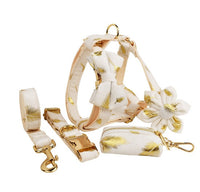 HKM-729619 Soft Velvet Dog Collar with Matching Accessories - Adjustable Sizes XS to XL