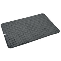 HKM-269523 Reversible Thermal Dog Bed in Brown, Dark Gray, and Pink, Available in Sizes S and L