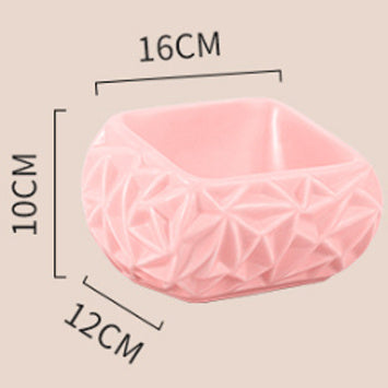 HKM-397971 Ceramic Pet Feeding Bowl for Cats and Dogs – Adjustable Design with Stable Bottom, Ideal for Food and Water