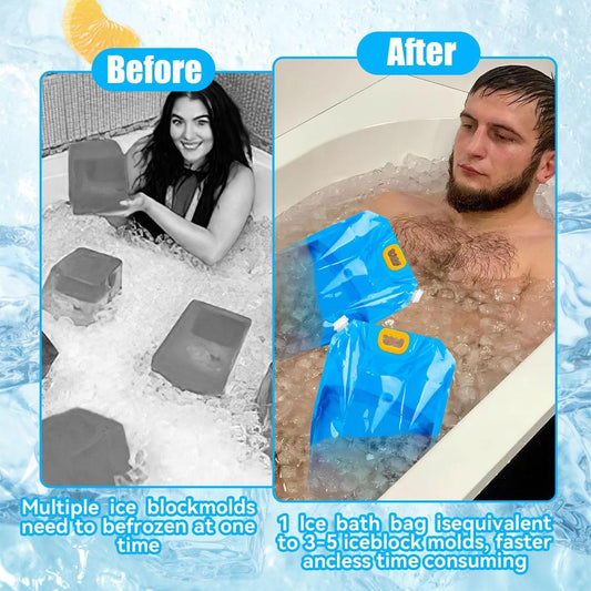 HKM-925395 Large Capacity 10L Ice Bath Bags for Cold Water Plunge Tub – Portable Home Bathing Accessory