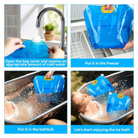 HKM-925395 Large Capacity 10L Ice Bath Bags for Cold Water Plunge Tub – Portable Home Bathing Accessory