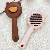 HKM-380563 Self-Cleaning Cat and Dog Hair Removal Comb, Anti-Knotting Needle Comb in Multiple Colors