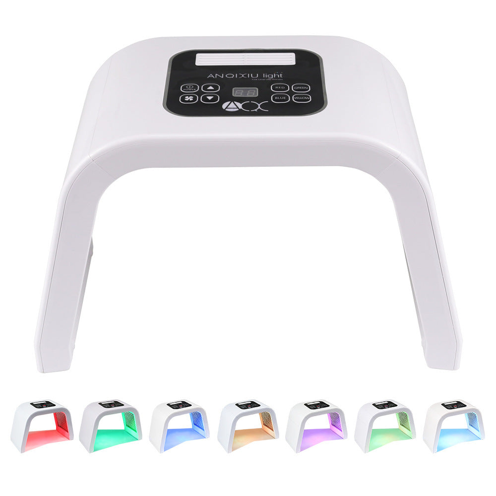 KTX-700179 7-Color LED Light Therapy Mask for Skin Rejuvenation, Acne Treatment, and Anti-Wrinkle Care
