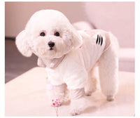 HKM-801619 Velvet Pomeranian Bichon Teddy Princess Outfit in Soft Cotton