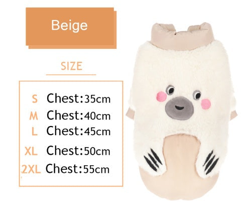 HKM-801619 Velvet Pomeranian Bichon Teddy Princess Outfit in Soft Cotton