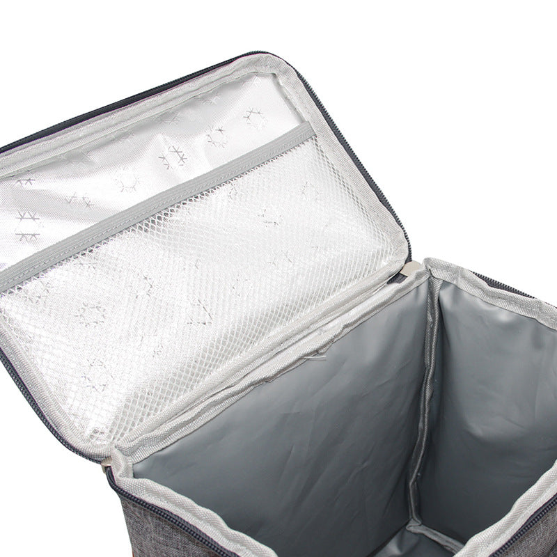 HKM-586515 Insulated Portable Picnic Bag - Leakproof PEVA Cooler for Outdoor Use