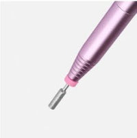 HKM-141715 Versatile Electric Nail Drill Manicure Machine with 6 Metal Bits and Abrasive Belts for Home and Salon Use