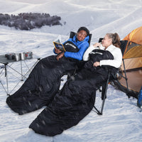 HKM-290451 Heated Sleeping Bag with 5 Heating Areas and 3 Adjustable Temperature Settings for All-Season Outdoor Use