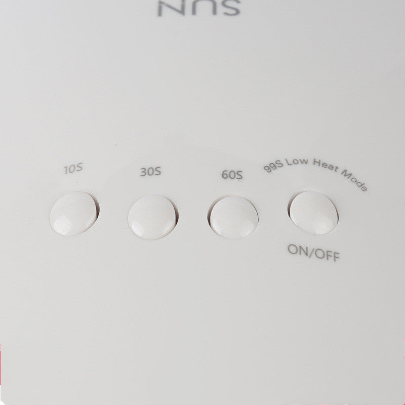 HKM-632083 48W Fast Drying UV Nail Phototherapy Lamp for Gel Nails, Model SF-B2, White