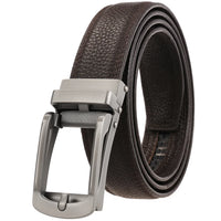 HKM-479827 Men's Designer Leather Cowboy Belt - Model LY33-23426-5