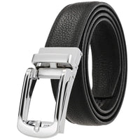 HKM-479827 Men's Designer Leather Cowboy Belt - Model LY33-23426-5
