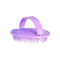HKM-042195 Scalp Cleansing Dandruff Shampoo Brush - Lightweight PP Material, Available in Purple, Red, and Gray