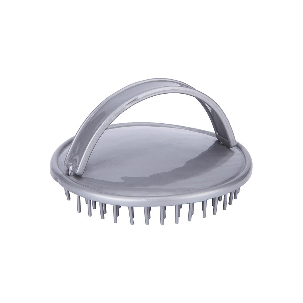 HKM-042195 Scalp Cleansing Dandruff Shampoo Brush - Lightweight PP Material, Available in Purple, Red, and Gray