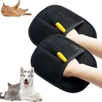 HKM-229075 Dual-Sided Pet Hair Removal Gloves with Electrostatic Bristles for Effective Fur Cleaning