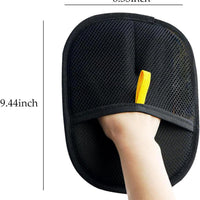 HKM-229075 Dual-Sided Pet Hair Removal Gloves with Electrostatic Bristles for Effective Fur Cleaning