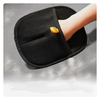 HKM-229075 Dual-Sided Pet Hair Removal Gloves with Electrostatic Bristles for Effective Fur Cleaning