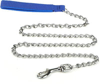 HKM-299027 Heavy-Duty Chew-Proof Metal Dog Leash with Soft Padded Handle for Large and Medium Dogs