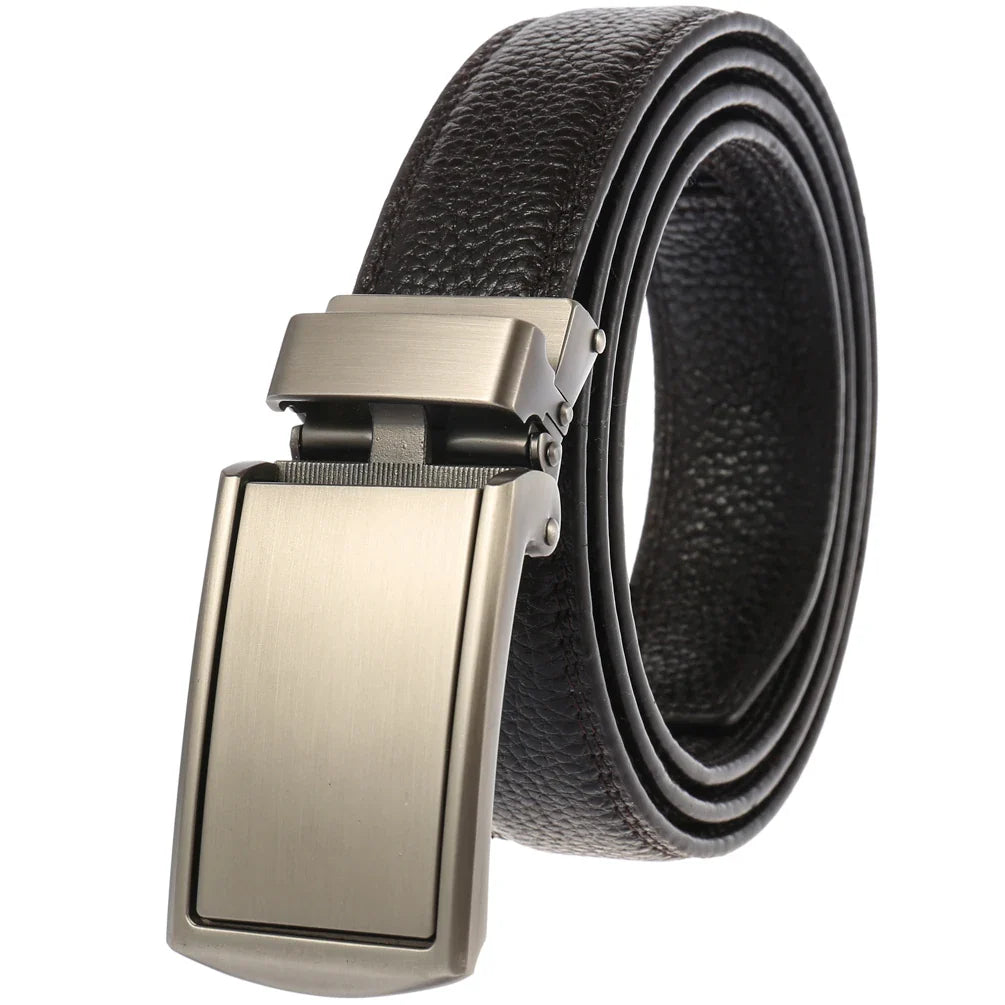 HKM-790547 Men's Alloy Automatic Belt Buckles - Model LY33-1550-5, Durable Fashion Accessory