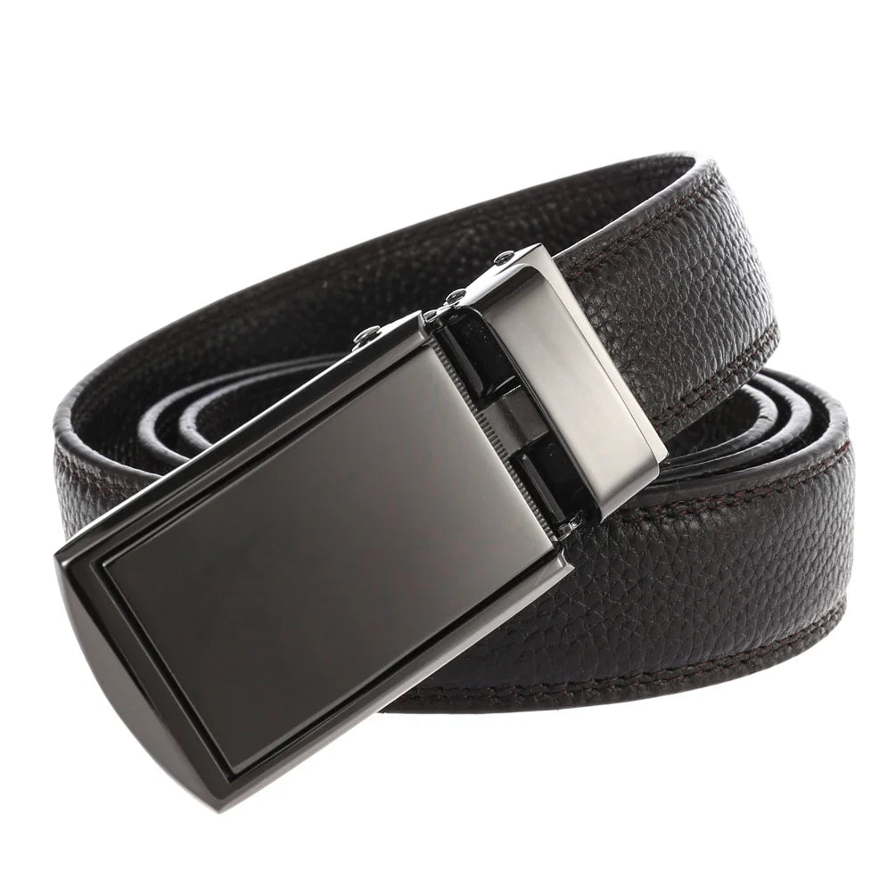 HKM-790547 Men's Alloy Automatic Belt Buckles - Model LY33-1550-5, Durable Fashion Accessory