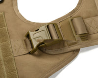 HKM-882451 Tactical Dog Training Vest for Outdoor Activities - Available in Black, Camo, Army Green, and Khaki