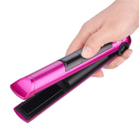 HKM-073811 Portable Mini Wireless Hair Straightener with USB Charging and Temperature Memory Function