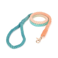 HKM-330643 Gradient Hand-Dyed Cotton Rope Pet Leash - 1.3cm Diameter, 150cm Length in 7 Colors