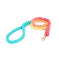HKM-330643 Gradient Hand-Dyed Cotton Rope Pet Leash - 1.3cm Diameter, 150cm Length in 7 Colors