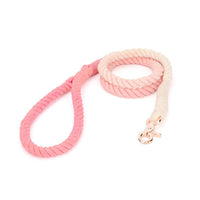 HKM-330643 Gradient Hand-Dyed Cotton Rope Pet Leash - 1.3cm Diameter, 150cm Length in 7 Colors