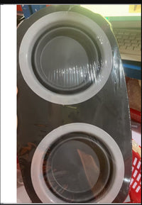 HKM-452947 Folding Double Pet Bowl with PP and TPR Material for Convenient Feeding