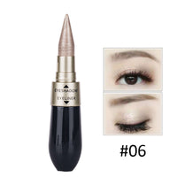 HKM-604499 Double-Ended Waterproof Eyeshadow and Eyeliner - Long-Lasting, Sweatproof, 6 Colors Available