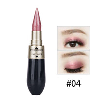 HKM-604499 Double-Ended Waterproof Eyeshadow and Eyeliner - Long-Lasting, Sweatproof, 6 Colors Available