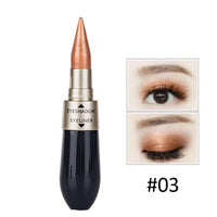 HKM-604499 Double-Ended Waterproof Eyeshadow and Eyeliner - Long-Lasting, Sweatproof, 6 Colors Available