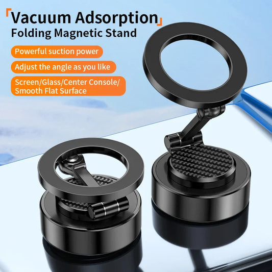 KTX-130771 360-Degree Rotating Foldable Vacuum Suction Phone Holder for Car, Wall, and Glass