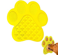 HKM-539091 Peanut Butter Dog Licking Mat with Strong Suction | Slow Feeder for Bathing, Grooming, and Training