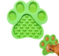 HKM-539091 Peanut Butter Dog Licking Mat with Strong Suction | Slow Feeder for Bathing, Grooming, and Training